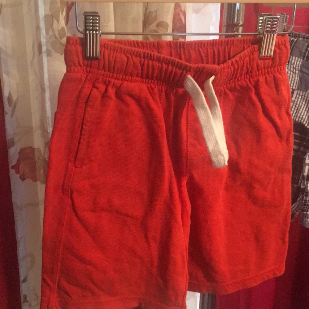 Knit cotton shorts
